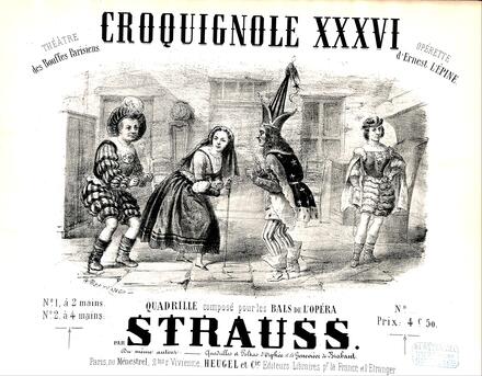 Croquignole XXXVI, quadrille d'après L'Épine (Strauss)