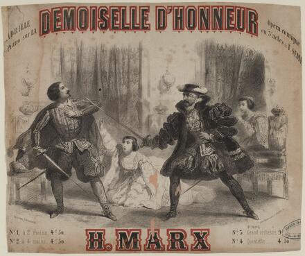 Demoiselle d'honneur, quadrille d’après Semet (Marx)