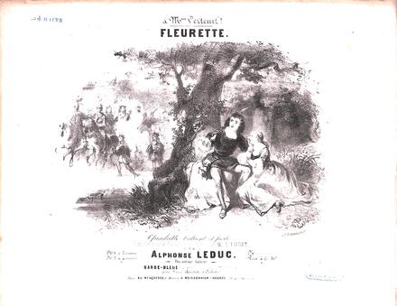 Fleurette, quadrille d'après Loïsa Puget (Leduc)