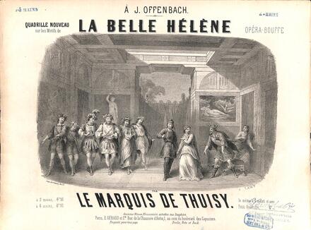 La Belle Hélène, quadrille d'après Offenbach (Thuisy)