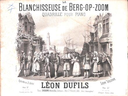 La Blanchisseuse de Berg-op-Zoom, quadrille d'après Vasseur (Dufils)
