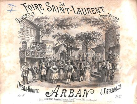 La Foire Saint-Laurent, quadrille d'après Offenbach (Arban)