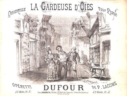 La Gardeuse d'oies, quadrille d'après Lacome (Dufour)