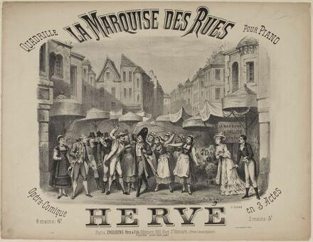 La Marquise des rues, quadrille d’après Hervé (Hervé)