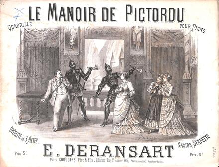 Le Manoir de Pictordu, quadrille d'après Serpette (Deransart)