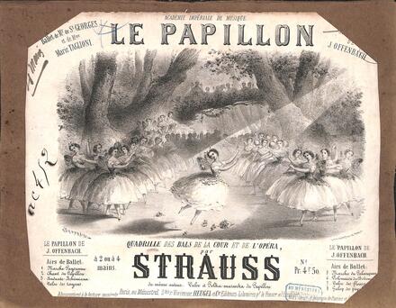 Le Papillon, quadrille d'après Offenbach (Strauss)