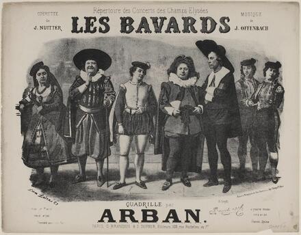 Les Bavards, quadrille d’après Offenbach (Arban)