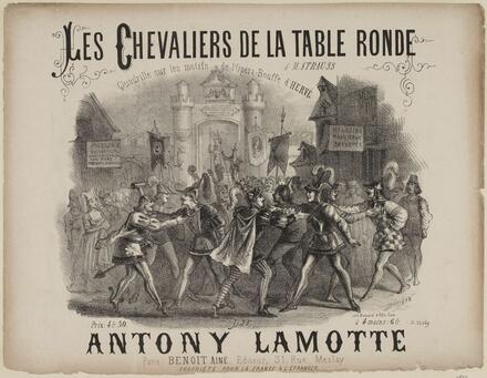 Les Chevaliers de la table ronde, quadrille d’après Hervé (Lamotte)