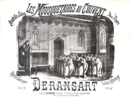 Les Mousquetaires au couvent, quadrille d'après Varney (Deransart)