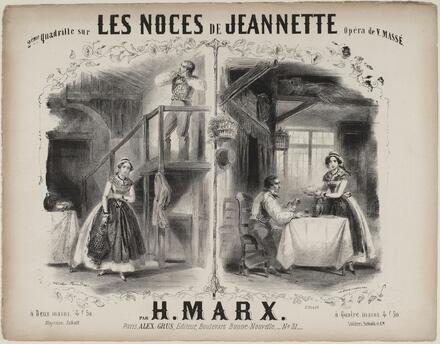 Les Noces de Jeannette, quadrille d’après Massé (Marx)