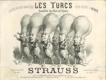 Les Turcs, quadrille d'après Hervé (Strauss)