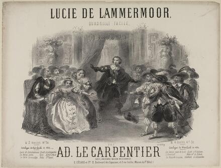Lucie de Lammermoor, quadrille d’après Donizetti (Le Carpentier)