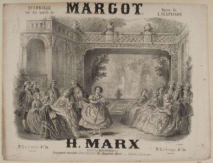 Margot, quadrille d’après Clapisson (Marx)