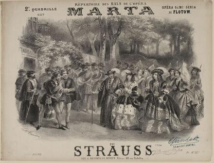 Marta, quadrille d’après Flotow (Strauss)