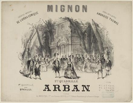 Mignon, quadrille d’après Thomas (Arban)
