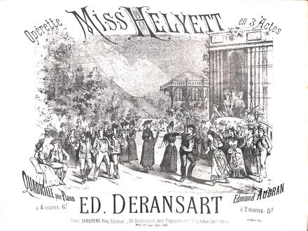 Miss Helyvett, quadrille d'après Audran (Deransart)