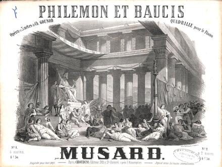 Philémon et Baucis, quadrille d'après Gounod (Musard)