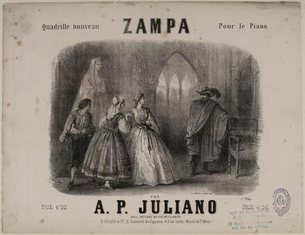 Zampa, quadrille d’après Hérold (Juliano)