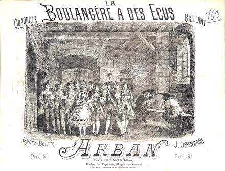 La Boulangère a des écus, quadrille brillant d'après Offenbach (Arban)