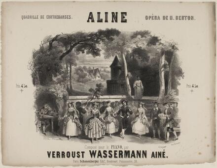 Aline, quadrille de contredanse d'après Berton (Verroust Wassermann)