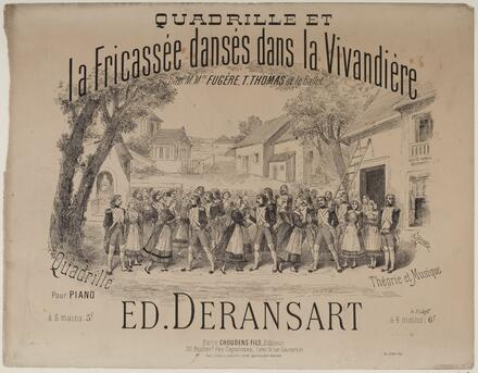 Quadrille et la fricassée dansée dans La Vivandière de Godard (Deransart)