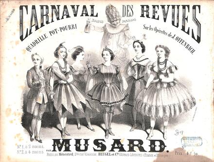 Carnaval des revues, quadrille pot-pourri d'après Offenbach (Musard)