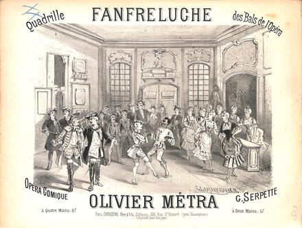 Fanfreluche, quadrille d'après Serpette (Métra)