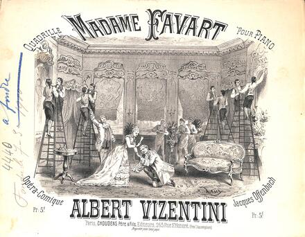 Madame Favart, quadrille d'après Offenbach (Vizentini)