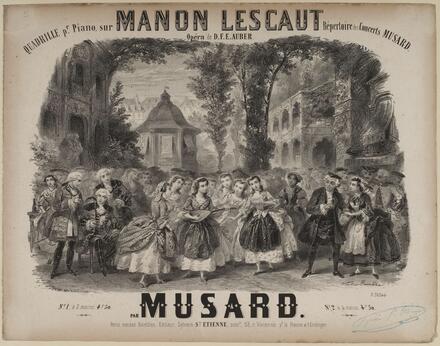 Quadrille sur Manon Lescaut d'Auber (Musard)