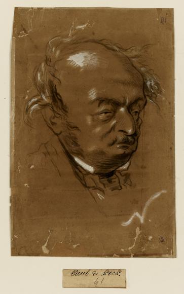 Paul de Kock (portrait charge de Nadar)