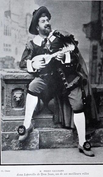 Pedro Gailhard en Leporello (Don Juan de Mozart)