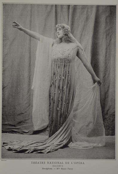 Renée Parny en Perséphone (Bacchus de Massenet)