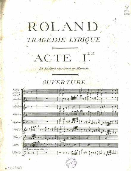 Roland (Marmontel / Piccinni)