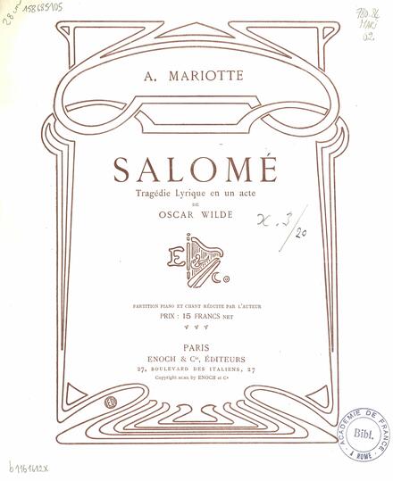 Salomé (Antoine Mariotte)