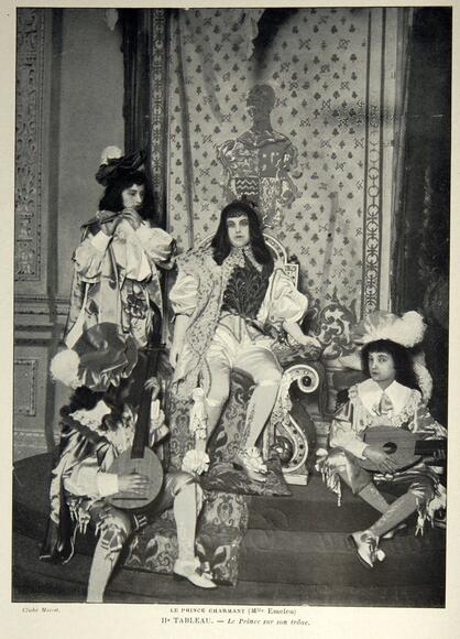 Scène de Cendrillon de Massenet : 2e tableau, Le Prince sur son trône