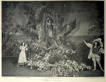 Scène de Cendrillon de Massenet : 4e tableau, au chêne des fées