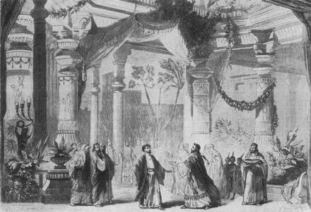 Scène de La Reine de Saba de Gounod (rencontre entre Soliman et Adoniram)