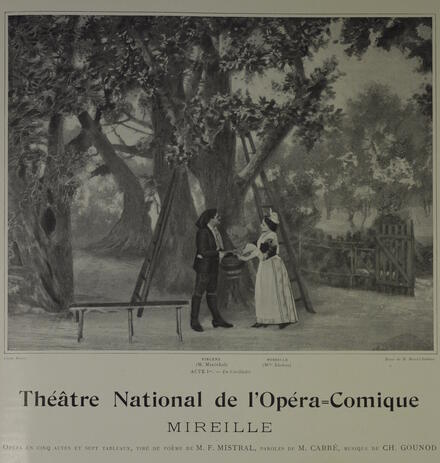 Scène de Mireille de Gounod : acte I, La Cueillette