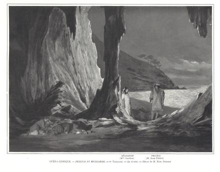 Scène de Pelléas et Mélisande : 6e tableau – la grotte