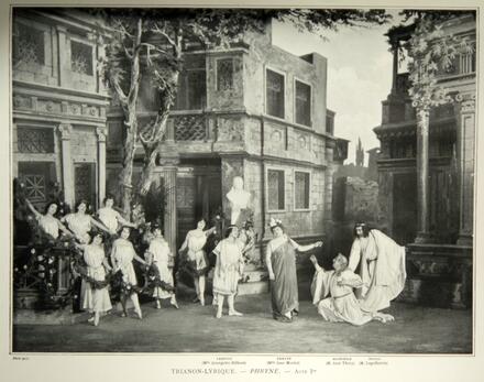 Scène de Phryné (Saint-Saëns) au Trianon-Lyrique : acte I