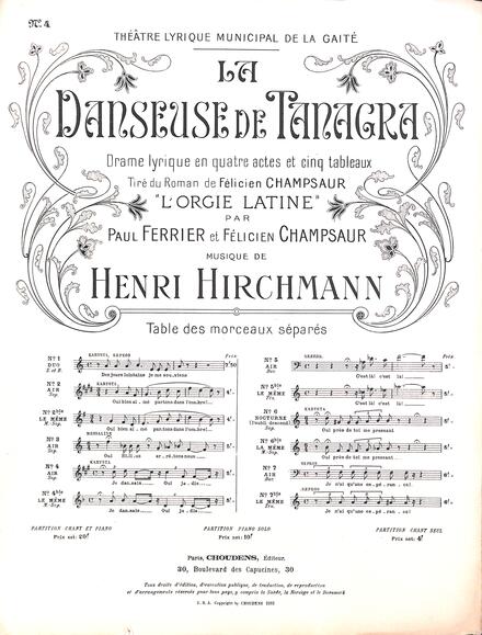 La Danseuse de Tanagra (Hirschmann)