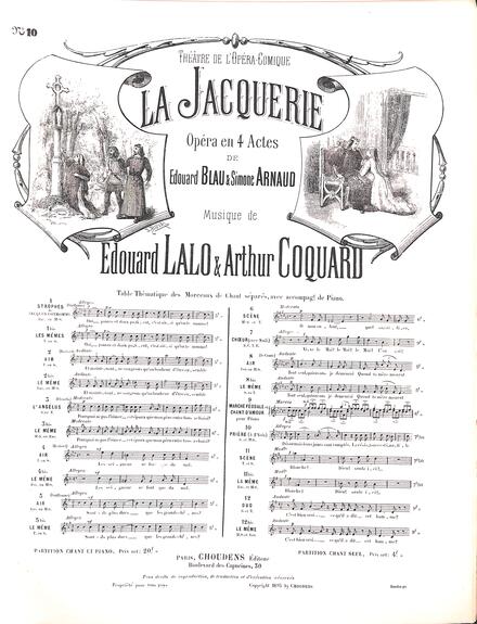 La Jacquerie (Lalo & Coquard)