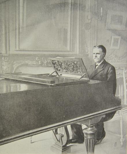 Vincent d'Indy au piano