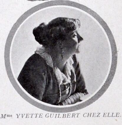 Yvette Guilbert chez elle