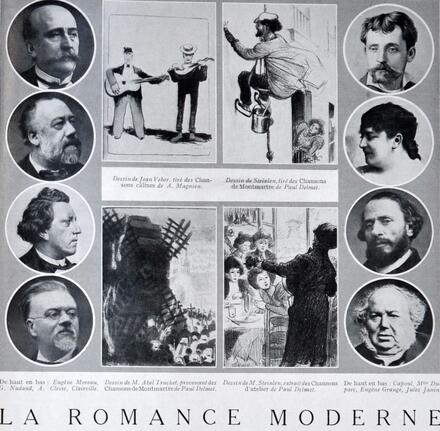 La romance moderne (portraits et illustrations)