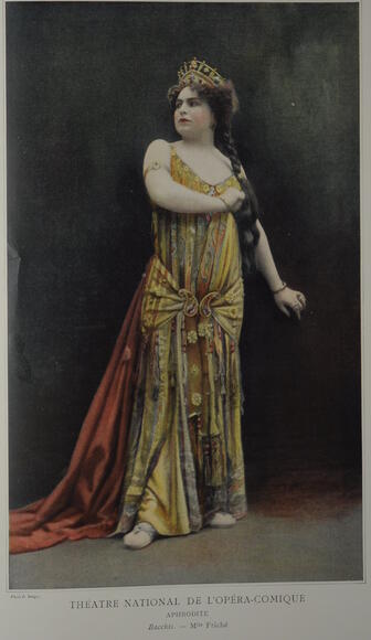 Claire Friché en Bacchis (Aphrodite d'Erlanger)
