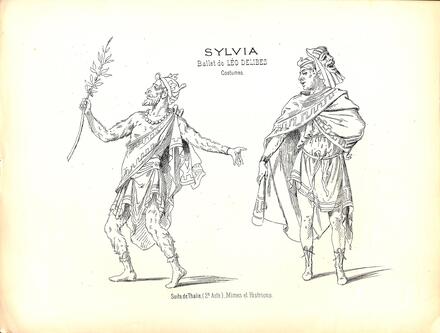 Costumes de Sylvia de Delibes (Suite de Thalie : Mimes et Histrions)