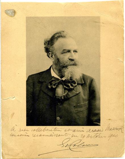 Édouard Colonne (photographie dédicacée à Armand Marsick)