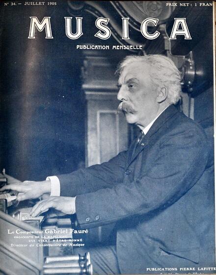 Gabriel Fauré à l'orgue de la Madeleine