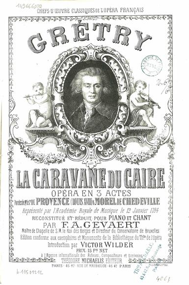 La Caravane du Caire (Morel de Chédeville / Grétry)